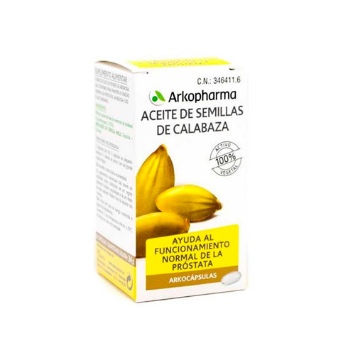 Arkopharma Arkocápsulas Pumpkin Seed Oil 50 Capsules - Jag Couture Beauty