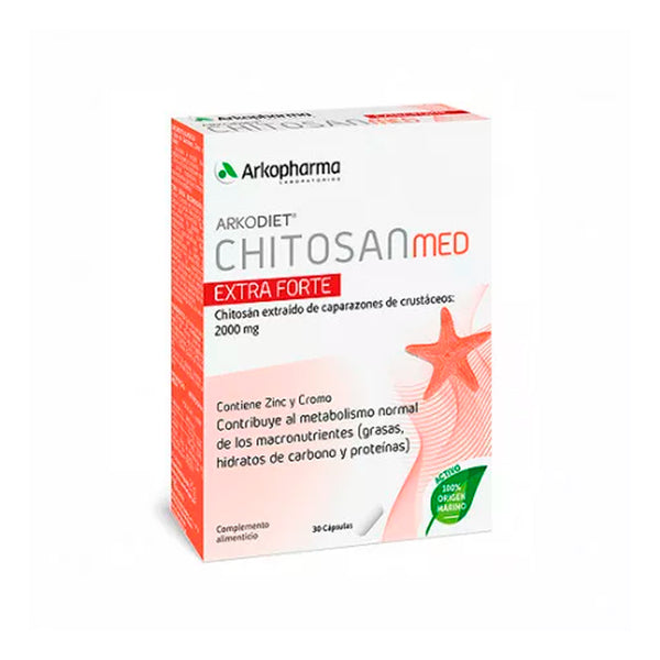 Arkopharma Arkodiet Chitosan Extraforte 500mg 30 Capsules - Jag Couture Beauty