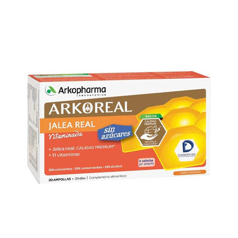 Arkopharma Arkoreal Jelly Light Low Sugar 1g 20 Ampoules - Jag Couture Beauty