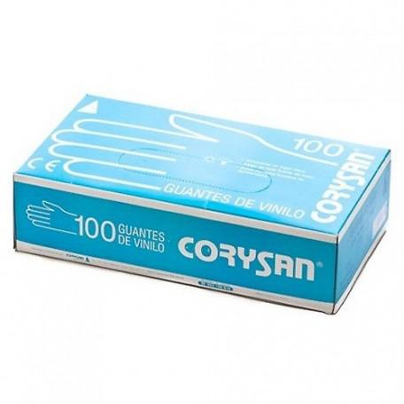 Guantes De Vinilo Talla Mediana 100 Unidades Corysan Jag Couture Beauty