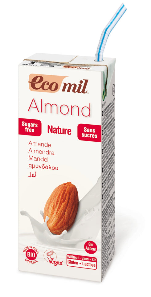 Nutriops Ecomil Almond Nature Bio 200ml Jag Couture Beauty