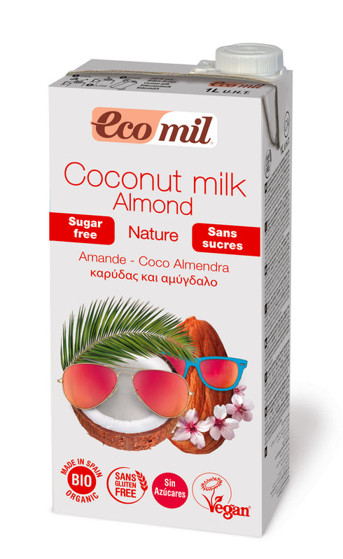 Nutriops Ecomil Coco Eco Almendra Nature 1l Sin Azucares - Jag Couture Beauty