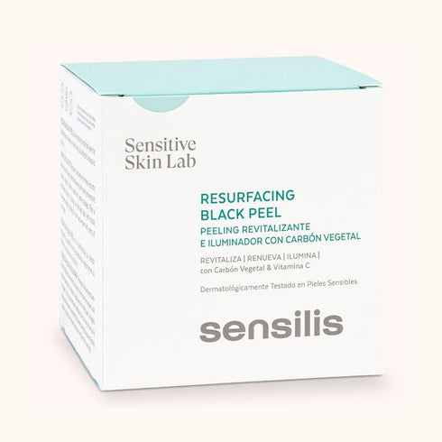 Sensilis Resurfacing Revitalisierendes und aufhellendes schwarzes Peeling 50ml