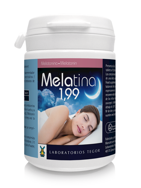 Tegor Melatina 1,99 60 Comprimidos Jag Couture Beauty