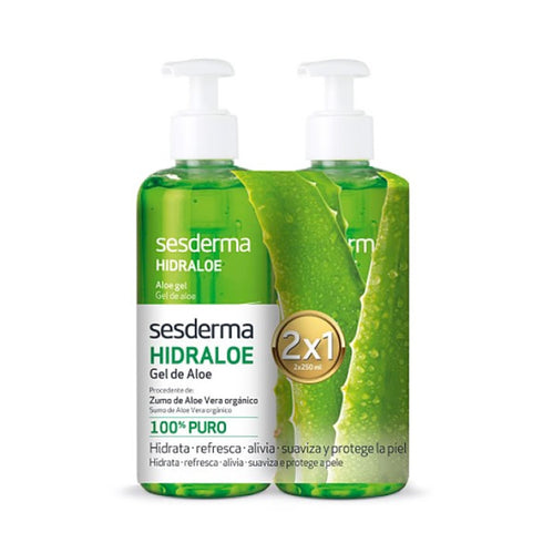 Sesderma Hidraloe Aloe Gel 2x250ml - Jag Couture Beauty