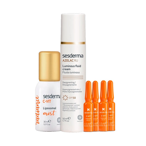 Sesderma Azelac Ru Luminous Fluid 50ml Set 6 Pieces - Jag Couture Beauty
