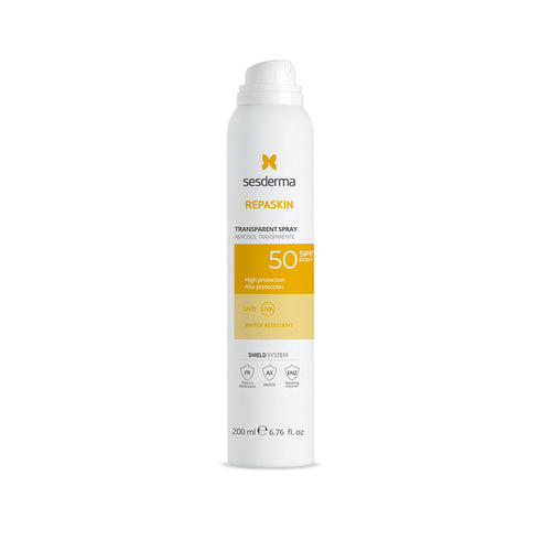 Sesderma Repaskin Transparent Aerosol Spf50 200ml - Jag Couture Beauty