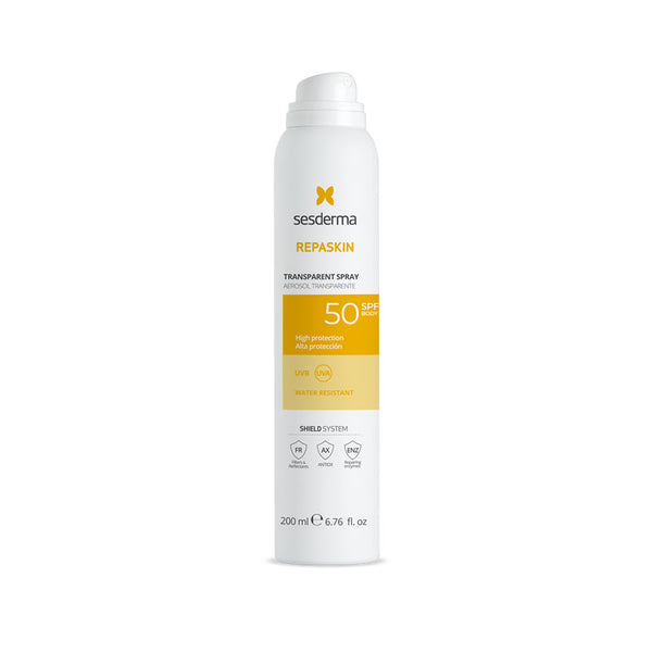 Sesderma Repaskin Transparent Aerosol Spf50 200ml - Jag Couture Beauty