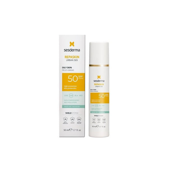 Sesderma Repaskin Urban 365 Photoprotector Oily Skin Spf50 50ml - Jag Couture Beauty