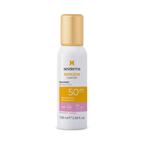 Sesderma Repaskin Confort Solar Mist Spf50 Geranium 100ml - Jag Couture Beauty