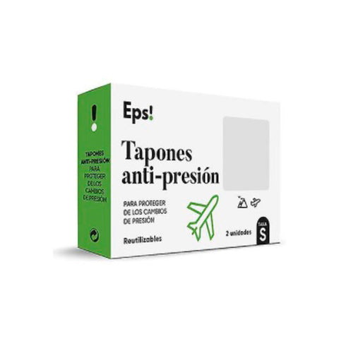 Eps Anti-Pressure Ear Plugs Size S 2 Units Jag Couture Beauty