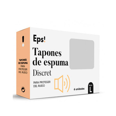 Eps Foam Ear Plugs Discret 6 Units Size L Jag Couture Beauty