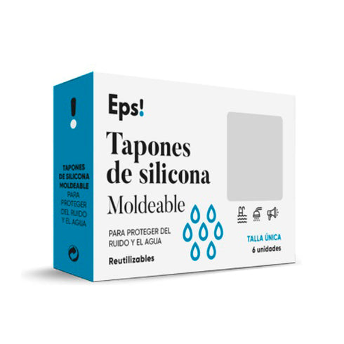Eps Mouldable Silicone Ear Plugs 6 Units Jag Couture Beauty
