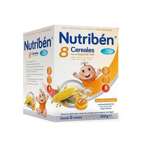 Nutribén 8 Honey Cereals With Milk 600g - Jag Couture Beauty