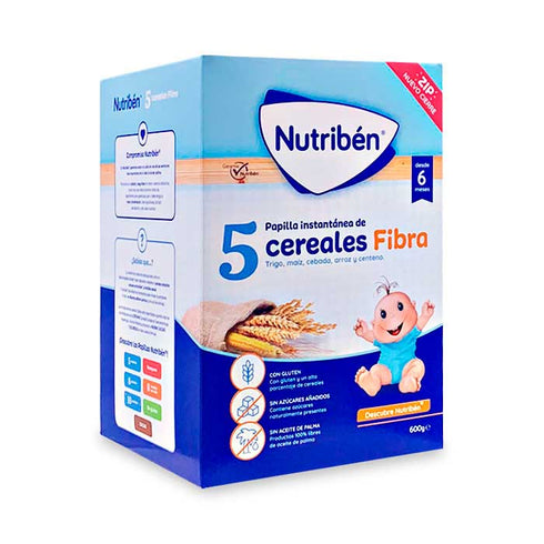 Nutribén 5 Cereali Fibra 600g - Jag Couture Beauty
