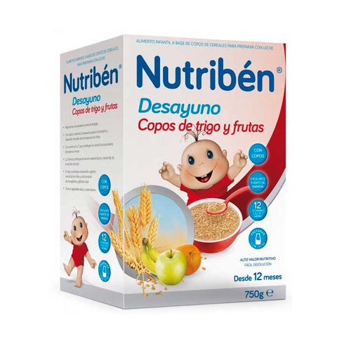 Nutribén Frühstücksflocken Weizen Weizenfrucht 750g
