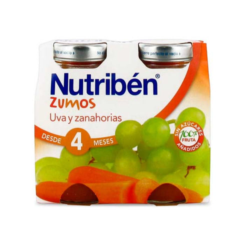 Nutribén Grape and Carrot Juice 2x130ml - Jag Couture Beauty