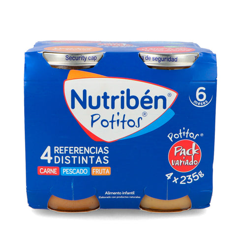 Nutriben Potitos Pack Variado 4x 235g - Jag Couture Beauty