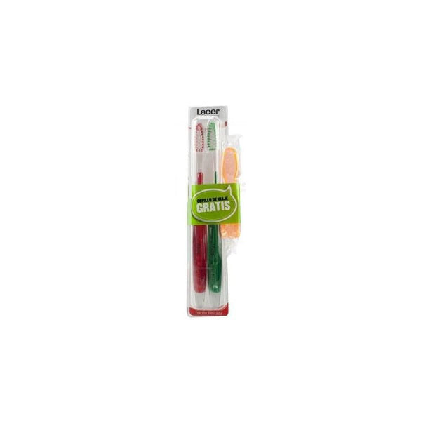 Lacer Medium Double Brush Travel Brush Jag Couture Beauty