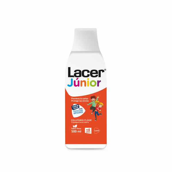 Lacer Fluoride Daily Mouthwash Strawberry 500ml - Jag Couture Beauty