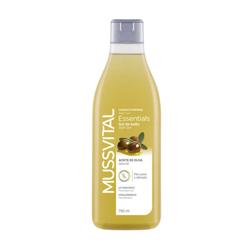 Mussvital Essentials Olive Oil Bath Gel 750ml - Jag Couture Beauty