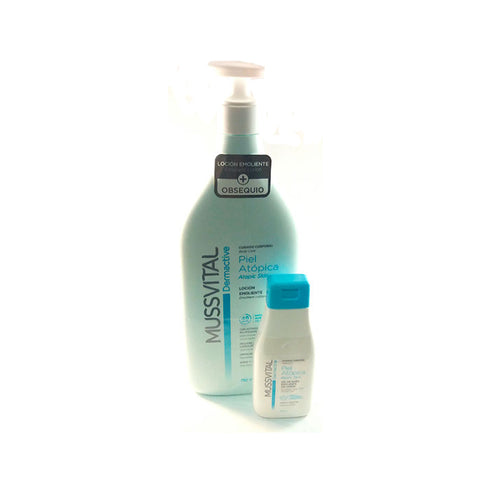 Mussvital Dermactive Lotion Atopic Skin 750ml Set 2 Pieces - Jag Couture Beauty
