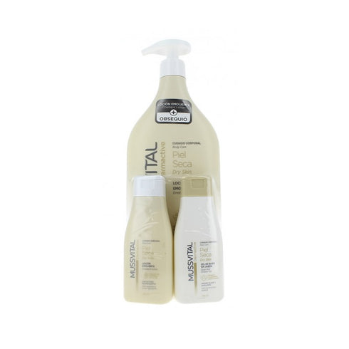Mussvital Dermactive Emollient Lotion 1000ml Set 3 Pieces - Jag Couture Beauty