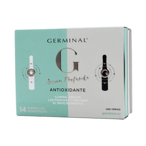 Germinal Deep Antioxidant Action Day-Night 14 Ampoules - Jag Couture Beauty
