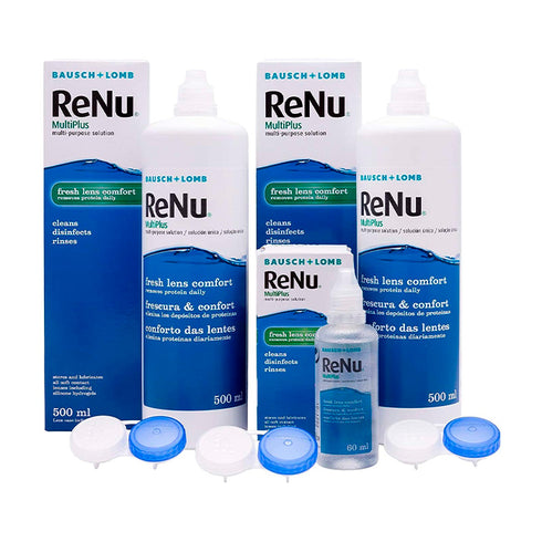 Renu Multiplus 2x500ml + 60ml 3 Parts - Jag Couture Beauty
