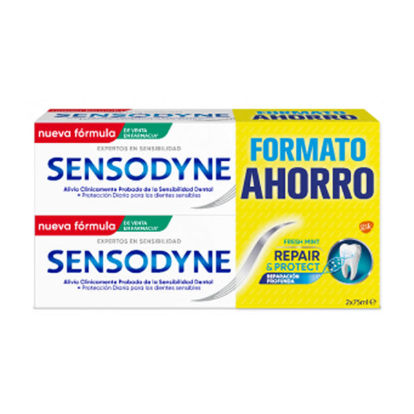 Sensodyne Repair And Protect Fresh Mint 75ml Twin Pack - Jag Couture Beauty