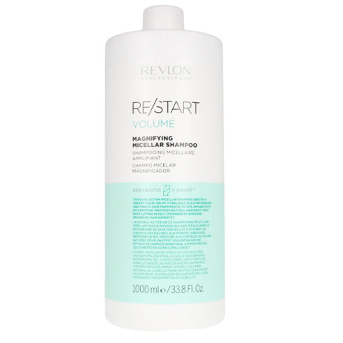 Revlon Re-Start Volume Magnifying Shampoo 1000ml Jag Couture Beauty