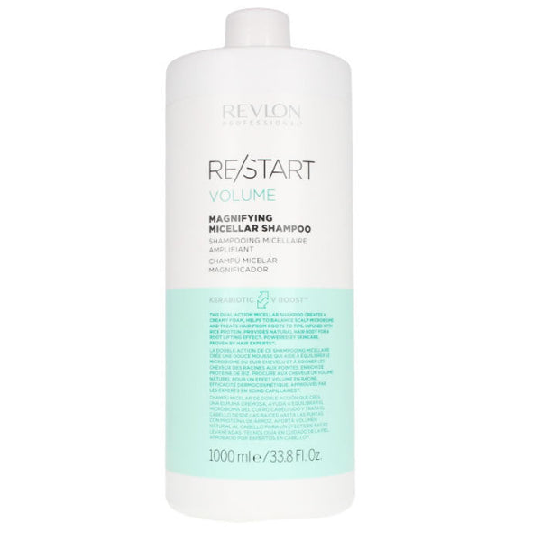 Revlon Re-Start Volume Magnifying Shampoo 1000ml Jag Couture Beauty