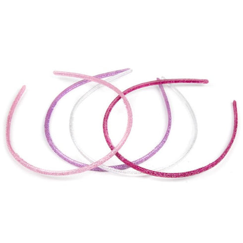 Inca Fine Headbands With Glitter 4 Units Jag Couture Beauty