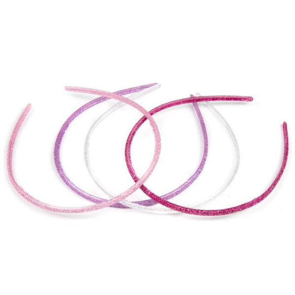 Inca Fine Headbands With Glitter 4 Units Jag Couture Beauty