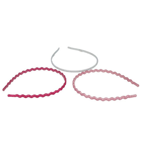 Inca Fine Headbands With Glitter 3 Units Jag Couture Beauty