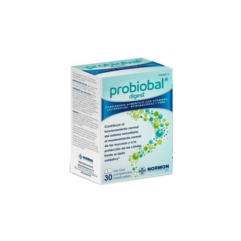 Normon Probiobal Digest Adult 30 Tablets Jag Couture Beauty