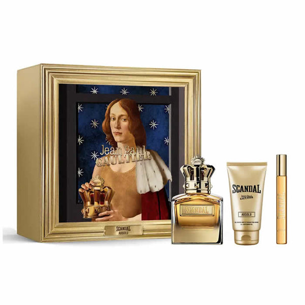 Jean Paul Gaultier Scandal Absolu Parfum Concentré Pour Homme Spray 100ml Set 3 Pieces