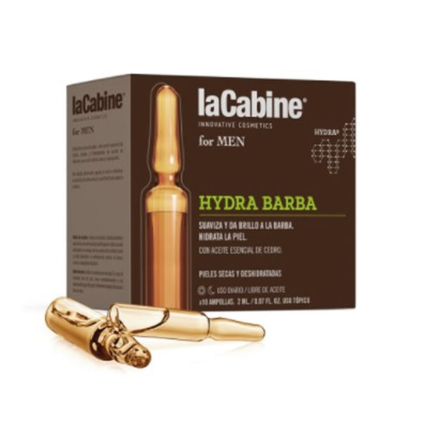 La Cabine For Men Hydra Beard Ampoules 10x2ml - Jag Couture Beauty