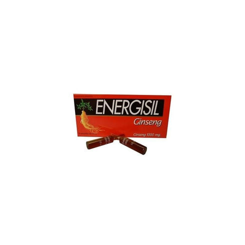 Energisil Ginseng 1000mg 10 Blisters Drinkable 10ml - Jag Couture Beauty