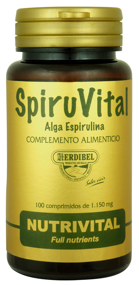 Herdibel Spiruvital 1000 Mg 100 Comp - Jag Couture Beauty