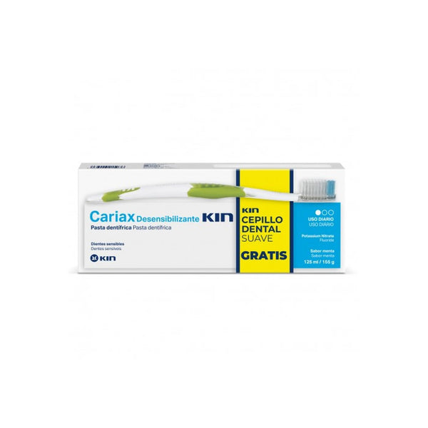 Kin Cariax Sensitive Teeth Toothpaste 125ml+Gif Tootbrush - Jag Couture Beauty