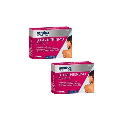 Sandoz Bienestar Solar Pack 2x30 Cápsulas - Jag Couture Beauty