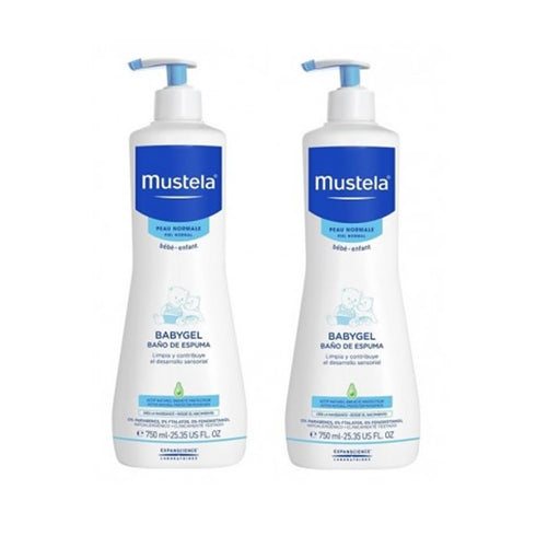 Mustela Babygel Bubble Bath 2x750ml - Jag Couture Beauty