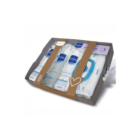 Mustela Grey Small Basket Set 5 Pieces Jag Couture Beauty