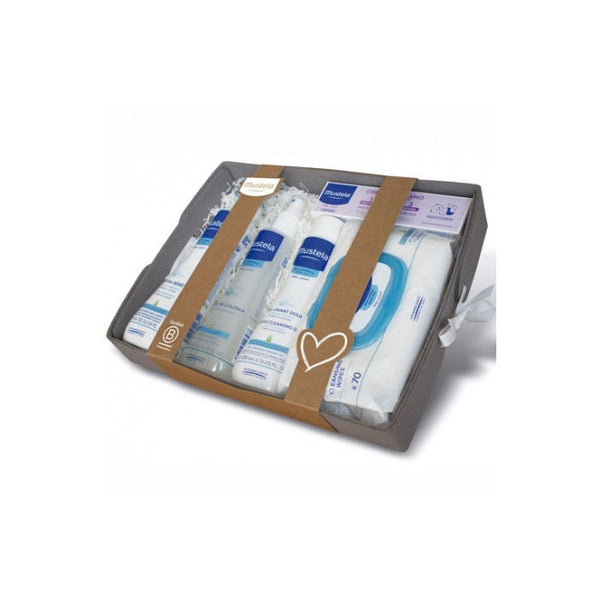 Mustela Grey Small Basket Set 5 Pieces Jag Couture Beauty