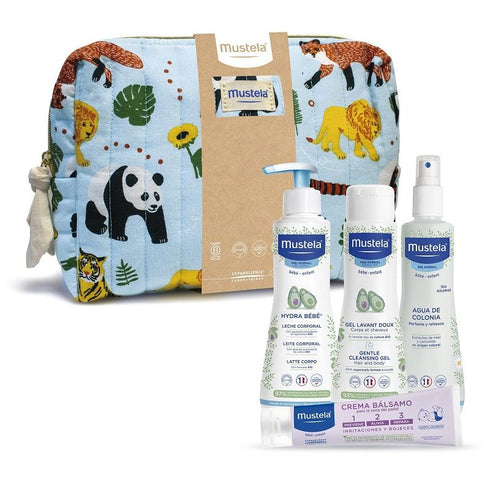 Mustela Jungle Baby Toilet Bag Set 5 Pieces - Jag Couture Beauty