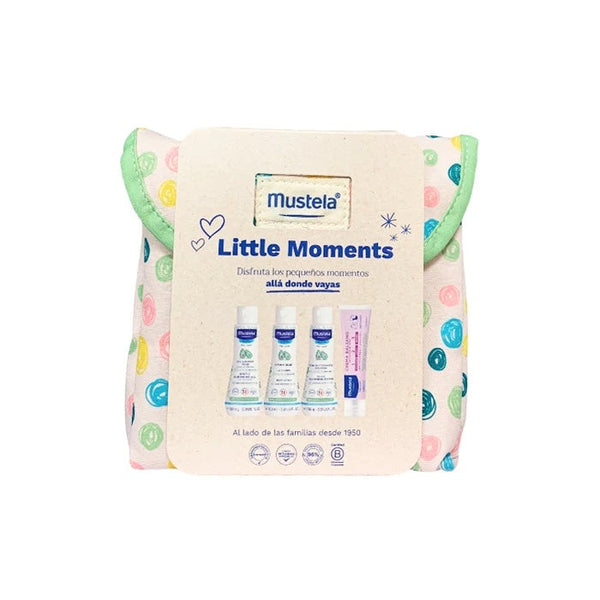 Mustela Little Moments Toilet Bag Polka Dots Set 5 pieces Jag Couture Beauty