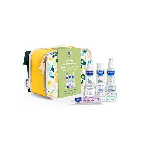 Mustela Family Suitcase Pastel Set 5 Pieces - Jag Couture Beauty