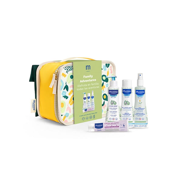 Mustela Family Suitcase Pastel Set 5 Pieces - Jag Couture Beauty