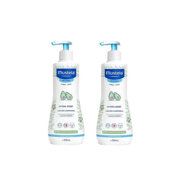 Mustela Hydra Baby Body Milk Duplo Pack 2x500ml - Jag Couture Beauty